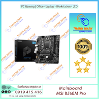 Mainboard MSI B560M PRO (LGA 1200 - m-ATX Form Factor - DDR4) New Fullbox