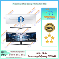 Màn hình máy tính Samsung Odyssey NEO G9 LS49AG950NEXXV 49 inch DQHD VA 240Hz Cong New FullBox