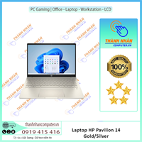 Laptop HP Pavilion 14 Intel Core i3-1215U Ram 4GB 256GB SSD PCIe UMA 14.0' FHD IPS Win 11 New FullBox