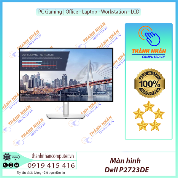 Màn hình máy tính Dell P2723DE 27 inch QHD 2K IPS USB-C New FullBox