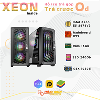Pc Treo Giả Lập Gaming Vga GTX 1050Ti Intel Xeon E5 2676V3 Ram 16/32/64Gb SSD 240Gb Like New