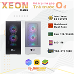 PC Gaming Dual Xeon Treo Giả Lập (VGA GTX 1080- Intel Xeon E5 2676V3 - Ram 128/256GB - SSD 1TB) Like New