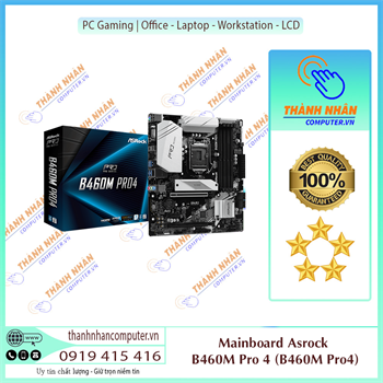 Mainboard Asrock B460M Pro 4 (B460M Pro4) New Fullbox