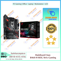 Mainboard ASUS ROG STRIX B460-H GAMING (Intel B460, Socket 1200, ATX, 4 khe Ram DDR4) New Fullbox