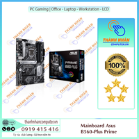 Mainboard ASUS B560-PLUS PRIME (Intel B560, Socket 1200, ATX, 4 khe Ram DDR4) New Fullbox