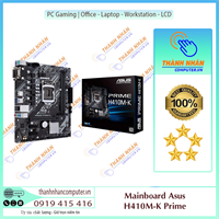 Mainboard ASUS PRIME H410M-K (Intel H410, Socket 1200, m-ATX, 2 khe Ram DDR4) New Fullbox