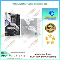 Mainboard Asus ROG Strix Z490-A Gaming (LGA1200/ ATX/ DDR4/ VRM 12+2/ LAN 2.5Gb/ HDMI DP/ AURA Sync) New Fullbox