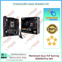 Mainboard ASUS TUF GAMING B560M-PLUS WIFI (Intel B560, Socket 1200, m-ATX, 4 khe Ram DDR4) New Fullbox