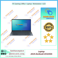 Laptop ASUS Zenbook UX325EA-KG656W  I5(1135G7) 8GB SSD 512GB 13,3” FHD, OLED Win 11 Xám đen