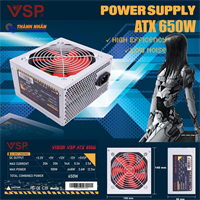 Nguồn máy tính Power VSP 650W New 100%