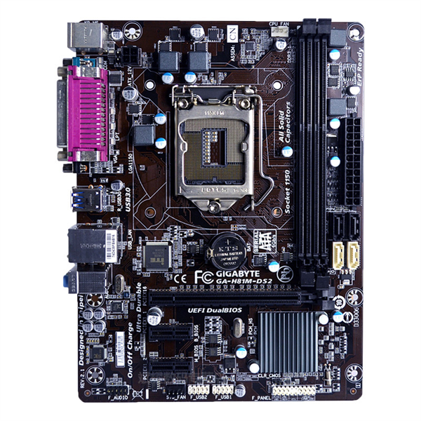 Mainboard GIGABYTE GA-H81M-DS2 Like New