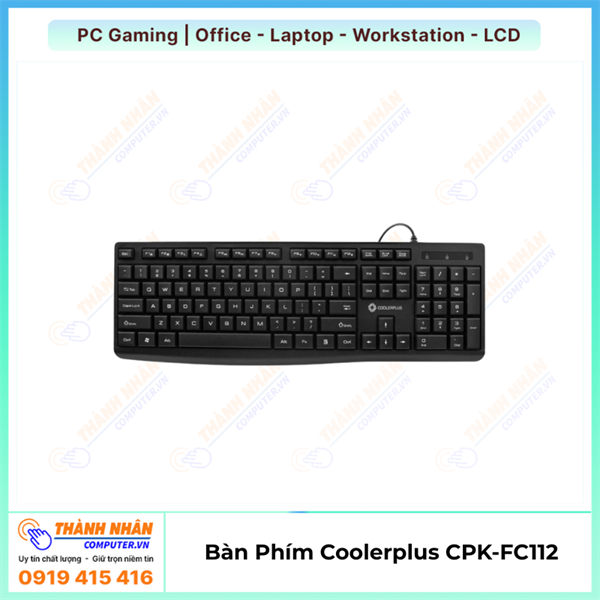 Bàn Phím Coolerplus CPK-FC112 New Chính Hãng