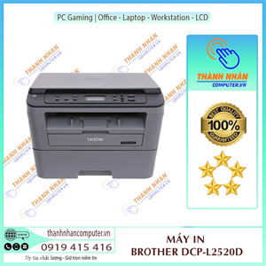 Máy In Laser Trắng Đen Brother đa năng In scan copy DCP-L2520D 