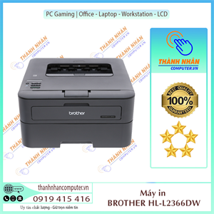 Máy In Laser Trắng Đen Brother HL-L2366DW Wifi