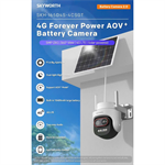 Camera Skyworth Năng Lượng Mặt Trời Chạy Sim 4G SKH I65D4S-4CSGT Độ phân giải 5MP