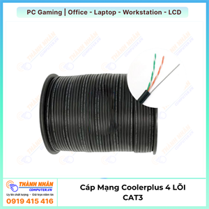 Dây Cable mạng 4 lõi COOLERPLUS CAT3