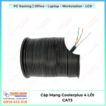 Dây Cable mạng 4 lõi COOLERPLUS CAT3