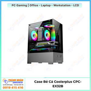 Case Bẻ Cá Coolerplus CPC-EX32B/EX32W Đen/Trắng Hàng Mới Chính Hãng