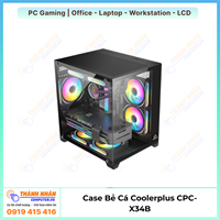 Case Bẻ Cá Coolerplus CPC-X34B/X34W (Đen/Trắng) New Chính Hãng