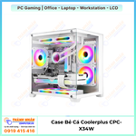 Case Bẻ Cá Coolerplus CPC-X34B/X34W (Đen/Trắng) New Chính Hãng