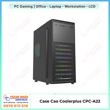 Vỏ Case Máy Tính COOLERPLUS CPC-A22 ATX Hàng Chính Hãng