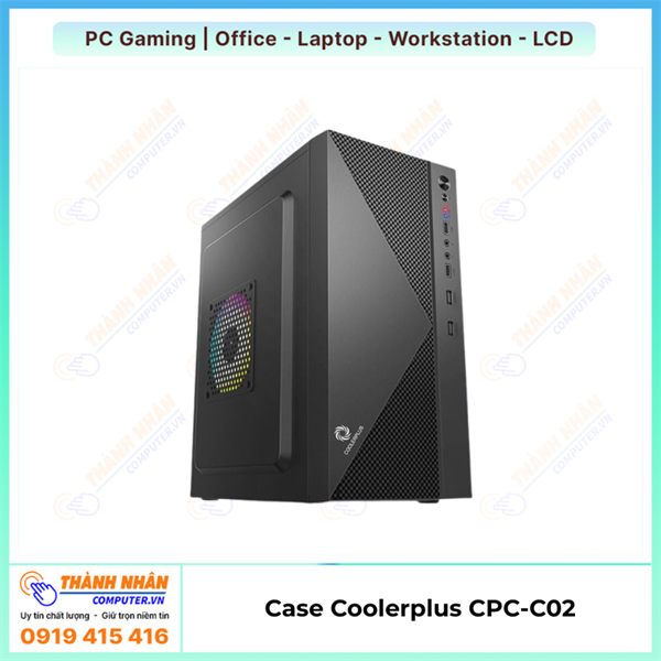 Vỏ Case COOLERPLUS CPC-C02 — Vỏ Micro-ATX nhỏ gọn 