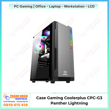 Case Máy Tính Gaming COOLERPLUS G3 Panther lightning Chính Hãng