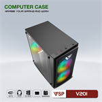 Case VSP Chính Hãng V201 V202 (Chuẩn mATX) New FullBox