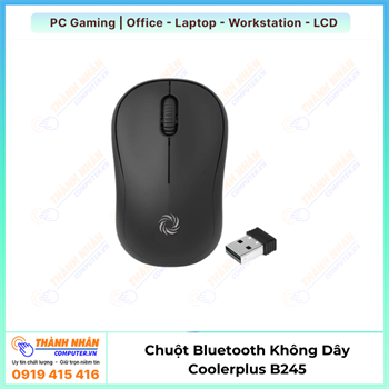 Chuột Bluetooth 5.0 và Wireless 2.4G Coolerplus B245 New Chính Hãng
