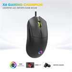 Chuột Gaming Coolerplus Champion X6 LED RGB Lightsync New
