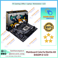 Mainboard Colorful Battle-AX B460M-D V20 (Intel) New Fullbox