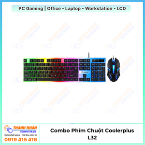 Combo Phím Chuột Coolerplus KM-L32 Chính Hãng