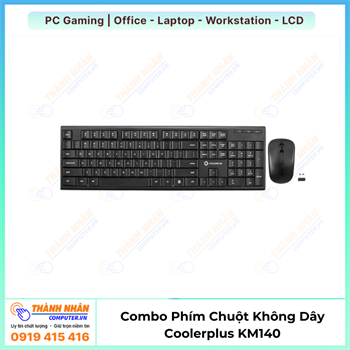 Combo Phím Chuột Không Dây Coolerplus KM140 Chính Hãng