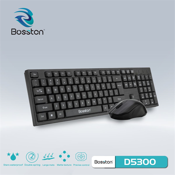 Combo Phím Chuột Bosston D5300 Chính Hãng (Đen)