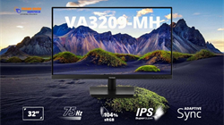 Đánh giá màn hình Viewsonic VA3209-MH - Tần số quét 75Hz cùng tấm nền IPS