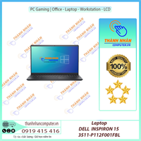 Laptop DELL  INSPIRON 15 3511-P112F001FBL  I5(1135G7) 8G SSD 512GB 15.6” FHD Win 11 + Office home Đen New 100 Fullbox