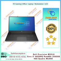 Laptop Dell Precision M5510 - I7 6820HQ/8G 256SSD/VGA Quadro M1000 