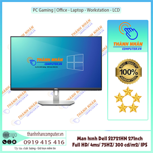 Màn hình Dell S2721HN (27Inch/ Full HD/ 4ms/ 75HZ/ 300 cd/m2/ IPS)