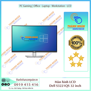 Màn hình máy tính Dell S3221QS 32 inch 4K VA Cong New Fullbox