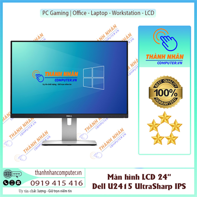 Màn hình LCD 24'' Dell U2415 UltraSharp IPS New 98%