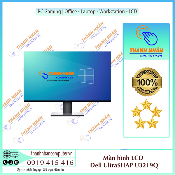 Màn hình máy tính Dell U3219Q 32inch 4K 60 Hz New Fullbox