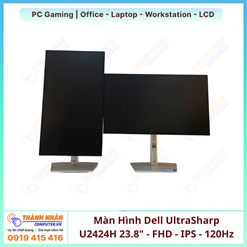 Màn Hình Dell UltraSharp U2424H (23.8 inch - FHD - IPS - 120Hz - 5ms - DRR - TMDS - USB TypeC)