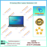 Laptop DELL VOSTRO 15 3510-P112F002BBL I5(1135G7) 8G SSD 512GB VGA MX350 2Gb  15.6” FHD  Win 11 + Office home Đen
