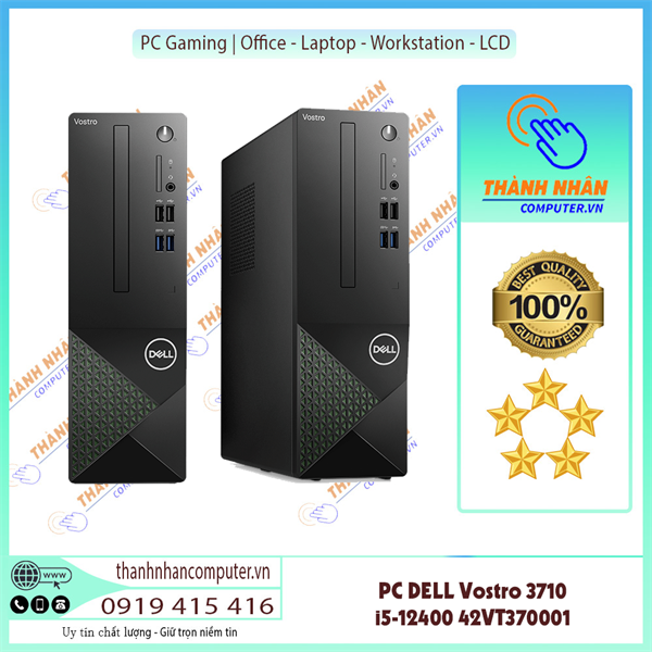 PC DELL Vostro 3710 i3/i5/8GD4/256GBSSD/KB/M/W11SL+OFICE HOME 2021