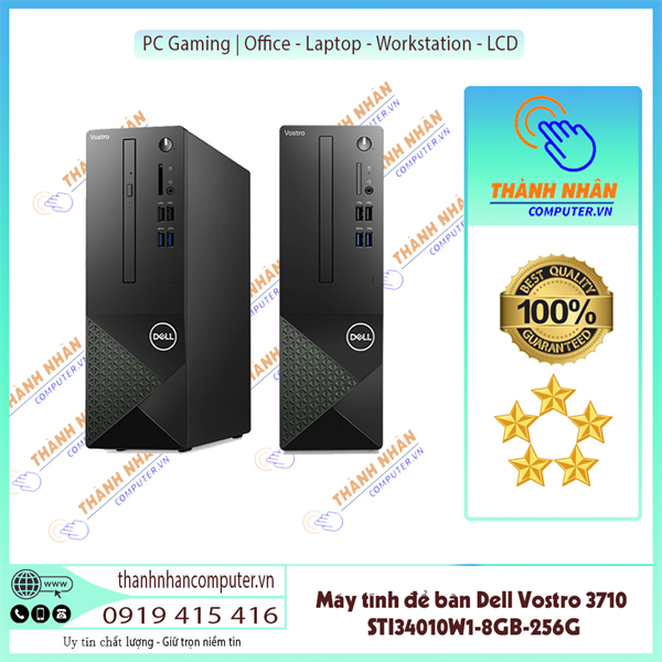 PC DELL Vostro 3710 i3/i5/8GD4/256GBSSD/KB/M/W11SL+OFICE HOME 2021