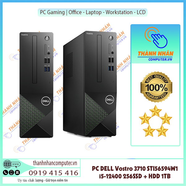 PC DELL Vostro 3710 i3/i5/8GD4/256GBSSD/KB/M/W11SL+OFICE HOME 2021