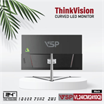 Màn hình LCD 24″ VSP VL24 (CM2410Q) FHD 75Hz Cong Chính Hãng (Trắng/Đen) Mới