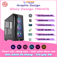 Máy Bộ Thiết Kế Đồ Hoạ Glory Design TNH410 Intel thế hệ 10, Ram 16Gb, Vga GTX Series, SSD 240Gb, HDD 1T New 100%