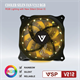 Fan case 12cm VSP V212 Led RGB Rainbow (Tự Chuyển màu)