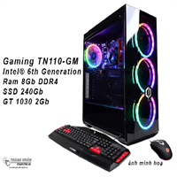 Máy bộ Gaming TN110-GM Intel® 6th Generation Ram 8Gb SSD 240Gb mới 100% Bảo Hành 36 Tháng